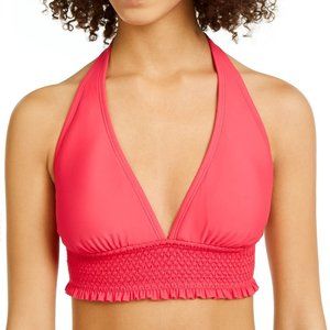 Tommy Hilfiger Smocked Halter Bikini Top
